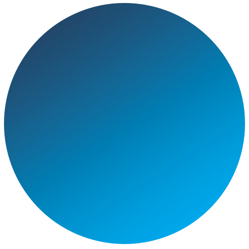 Blue Decorative Circle